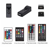 お買い得  WiFi&amp;音楽コントロール-led スマート ストリップ ライト 10 メートル 20 メートル 30 メートル rgb 音楽同期 12v led ストリップ 5050 smd 色を変更する led ライトと bluetooth コントローラ アダプタ寝室ホーム テレビ バックライト diy の装飾