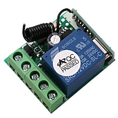 economico Interruttori intelligenti-LITBest Interruttore Smart AK-RK01SY+AK-SOS Black per Quotidiano / Soggiorno / Camera da letto Controllato da remoto / Creativo / Facile da applicare Telecomando Senza filo 12 V