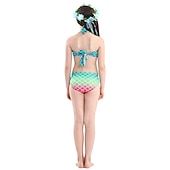 Kinderen Voor meisjes 3 stuks Zeemeermin zwemkleding Badmode Bikini Bikini Zwemmen Kleurenblok Regenboog Actief leuke Style Blote rug Badpakken 2-9 jaar Zomer Regenboog voordelige Zeemeermin badpak-Kinderen Voor meisjes 3 stuks Zeemeermin zwemkleding Badmode Bikini Bikini Zwemmen Kleurenblok Regenboog Actief leuke Style Blote rug Badpakken 2-9 jaar Zomer Regenboog
