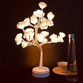 tanie Lampki nocne i dekoracyjne-róża kwiat lampa led lampka nocna róża drzewo ślub urodziny walentynki nowy rok 1 zestaw