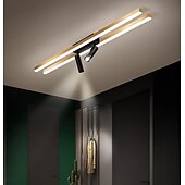 رخيصةأون أضواء السقف القابلة للتعتيم-80 سم LED ضوء السقف عكس الضوء مع بقعة ضوء LED أضواء جبل فلوش نمط فني معدني التشطيبات الفنية الأنيقة LED 110-240 V