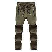 preiswerte Unterteile-Herren Wanderhosen Sommer Außen Hautfreundlich Komfort Multi-Pocket Schnelltrocknend Hosen Schwarz Armeegrün Jagd Angeln Klettern M L XL XXL XXXL