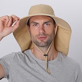 levne Outdoorové pokrývky hlavy-Slamák Dağcı Şapkası Boonie klobouk Čepice Přenosný Rychleschnoucí Odolný vůči UV záření Léto Široký okraj Pánské Dámské Rybaření Činnost