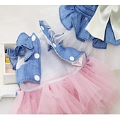 abordables Robes-Chien Robe Vêtements pour Chiot Jupe Adorable Décontracté Quotidien Doux Été Printemps &amp; Automne Vêtements pour Chiens