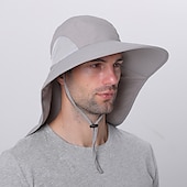 levne Outdoorové pokrývky hlavy-Slamák Dağcı Şapkası Boonie klobouk Čepice Přenosný Rychleschnoucí Odolný vůči UV záření Léto Široký okraj Pánské Dámské Rybaření Činnost