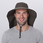 levne Outdoorové pokrývky hlavy-Slamák Dağcı Şapkası Boonie klobouk Čepice Přenosný Rychleschnoucí Odolný vůči UV záření Léto Široký okraj Pánské Dámské Rybaření Činnost