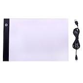 abordables 123496-LED lumière pad artiste boîte à lumière table traçage planche à dessin pad diamant peinture outils de broderie ultra mince a4 a3 a5 taille