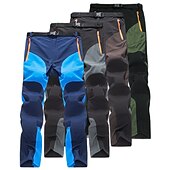 Недорогие Низ-Муж. Штаны для туризма и прогулок Пэчворк Лето Весна Осень На открытом воздухе Водонепроницаемость С защитой от ветра Быстровысыхающий Легкость Брюки Нижняя часть Военно-зеленный Темно-синий