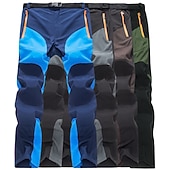 Недорогие Низ-Муж. Штаны для туризма и прогулок Пэчворк Лето Весна Осень На открытом воздухе Водонепроницаемость С защитой от ветра Быстровысыхающий Легкость Брюки Нижняя часть Военно-зеленный Темно-синий