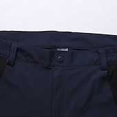 preiswerte Unterteile-Damen Wanderhose Wanderhosen Patchwork Sommer Außen Regular Fit Windundurchlässig Atmungsaktiv Schnelltrocknend Leichtgewichtig Unten Weiß Dunkelgrau Elastan Jagd Angeln Klettern M L XL XXL