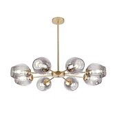 abordables Lustres-6 lumières 8 lumières 75-90-120 cm Conception de Spoutnik Conception de globe Lustre Aluminium Verre Style artistique Globe Géométrique Plaqué LED Style nordique 110-120V 220-240V