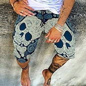 economico Vacanza-Per uomo Pantaloncini Pantaloncini estivi Bermuda Pantaloncini da spiaggia A cordoncino Stampa Stampe astratte Comfort Leggero Lunghezza del ginocchio Per eventi Spiaggia Moda Informale 1 2 Anelastico