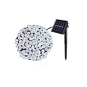 cheap Solar String Lights-LED Solar Outdoor String Lights, Waterproof 12m 100LEDs &amp; 7m 50LED String Lights for Christmas Garden &amp; Party