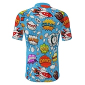 economico Maglie da uomo-Per uomo Maglia da ciclismo Manica corta Bicicletta Maglietta / Maglia Superiore con 3 tasche posteriori Ciclismo da montagna Cicismo su strada Traspirante Asciugatura rapida Traspirazione umidit
