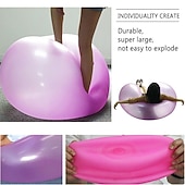 levne Hračky na pláž a venku-1/2/3 ks hračka bublinkový míč s pumpou 27/47 palců dovolená skákací míč elastický super velký plážový balón nafukovací legrační hračka míč pro zahradu venkovní vnitřní hru vánoční dárek