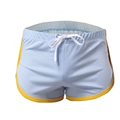 cheap Mens Active Shorts-Men&#039;s Running Shorts Athletic Shorts Drawstring Stripe-Trim Shorts Athletic Casual Breathable Quick Dry Moisture Wicking Fitness Gym Workout Marathon Sportswear Activewear Stripes Black Royal Blue