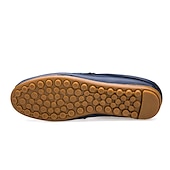 levne sandály-pánské bílé perforované slip-on mokasíny – pohodlné, prodyšné volnočasové boty pro každodenní nošení