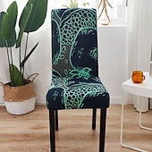 olcso Étkezőszék huzat-étkező szék huzat sztreccs szék ülés slipcover elasztikus székvédő étkező party hotel esküvői puha mosható