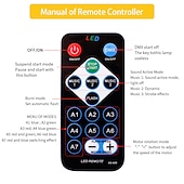 olcso Színpadi fények-party disco labda lámpák, hangaktivált villogó party lámpák távirányítóval, 7 rgb szín váltakozó dj színpad villogó lámpák beltéri otthoni táncklub partik karácsonyi születésnapi esküvői show