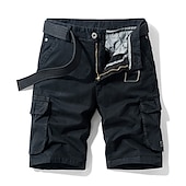 halpa Klassinen-Miesten Lasten shortsit Vaellusshortsit Monitasku Tavallinen Lasten shortsit Shortsit Musta Khaki