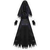 billige Klassisk skrekk-Nonne Cosplay kostyme Party-kostyme Drakter Skremmende kostyme Dame Voksne Ytelse Fest Stadie Karneval Mardi Gras Enkelt karnevalskostyme
