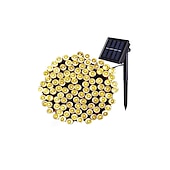 cheap Solar String Lights-LED Solar Outdoor String Lights, Waterproof 12m 100LEDs &amp; 7m 50LED String Lights for Christmas Garden &amp; Party