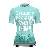 cheap Women's Jerseys-Women's Cycling Jersey Graphic Rainbow Unicorn Short Sleeve Bike Jersey Top with 3 Rear Pockets Mountain Bike MTB Road Bike Cycling Fast Dry Quick Dry Soft Reflective Strips Sports Rose Red + Black