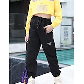 cheap Bottoms-Back to School Girls' 3D Solid Color Pants Summer Spring Fall Active Cargo Kid's Teen School Outdoor Daily