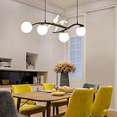 economico Luci Isola cucina-83 cm lampada a sospensione a led elemento animale forme geometriche design unico lampada a sospensione in metallo stile artistico stile moderno sputnik finiture verniciate stile nordico moderno