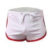 cheap Mens Active Shorts-Men&#039;s Running Shorts Athletic Shorts Drawstring Stripe-Trim Shorts Athletic Casual Breathable Quick Dry Moisture Wicking Fitness Gym Workout Marathon Sportswear Activewear Stripes Black Royal Blue