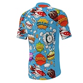economico Maglie da uomo-Per uomo Maglia da ciclismo Manica corta Bicicletta Maglietta / Maglia Superiore con 3 tasche posteriori Ciclismo da montagna Cicismo su strada Traspirante Asciugatura rapida Traspirazione umidit