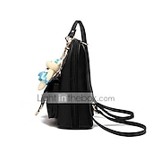 economico Zaini alla moda-Per donna Zaino per la scuola zaino Esterno Giornaliero Viaggi Tinta unica pelle sintetica Massima capacità Bottoni Cerniera Blu chiaro Grigio chiaro Vino