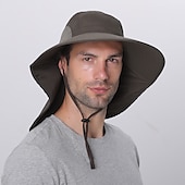 levne Outdoorové pokrývky hlavy-Slamák Dağcı Şapkası Boonie klobouk Čepice Přenosný Rychleschnoucí Odolný vůči UV záření Léto Široký okraj Pánské Dámské Rybaření Činnost