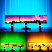 abordables Contrôle WiFi et musique-led bande lumières app musique synchronisation contrôle ensemble 5 v usb 5050 smd rgb bluetooth tv rétro-éclairage étanche
