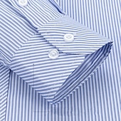 cheap Men's Non Iron Shirts-Men's Dress Shirt Non Iron Shirt Collared Shirt Button Up Shirt Striped Wedding Work A D G H Long Sleeve Collar Spring &amp;  Fall Clothing Apparel Button-Down