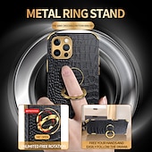 tanie Etui do iPhone&#039;ów-telefon Kılıf Na iPhone&#039;a 16 iPhone&#039;a 15 Pro MaxPlus iPhone 14 13 12 11 Pro Max Mini X XR XS Max 8 7 Plus Osłona tylna Odporny na wstrząsy TPU Skóra PU