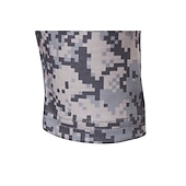 billiga Blast-Herr Stridskjorta Jakt-T-shirt med kamouflagemönster Taktisk militärskjorta Kamouflage Långärmad Utomhus Vår Höst Snabb tork Svettavvisande Bekväm Andningsfunktion Överdelar Polyester Camping