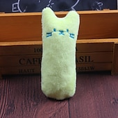 abordables Jouets pour chats-2 pièces broyage des dents jouets cataire drôle interactif en peluche jouet pour chat chaton à mâcher jouet vocal griffes morsure de pouce chat menthe pour chats chaud