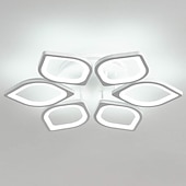 cheap Dimmable Ceiling Lights-6/8/12/15 Heads LED Ceiling Light Lotus Design  Ceiling Lamp Modern Artistic Metal Acrylic Style Stepless Dimming Bedroom Painted Finish Lights 110-240V ONLY DIMMABLE WITH REMOTE CONTROL Flower Design