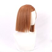 cheap Party Wigs-Synthetic Wig Natural Straight Short Bob Wig Short A1 A2 Synthetic Hair Men&#039;s Cosplay Party Fashion White Halloween Wigs