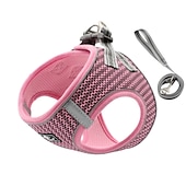 voordelige Hondenhalsbanden, tuigjes &amp; riemen-hondentuig zonder trekhaak kleine honden, zachte mesh reflecterende ademende instaphond kat harnas en riem set voor puppy kat huisdier vest met riem verstelbaar voor buiten wandelen, training xs
