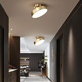 economico Supporti da incasso e semi incasso-mini plafoniera a led portico luce corridoio luce moderna nordic gold 12/20 cm forme geometriche luci da incasso metallo classico elegante elettrolitico led stile nordico 110-120v 220-240v