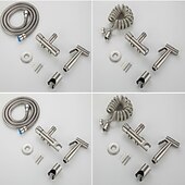 お買い得  ビデ用蛇口-単穴ビデ ステンレススチール製 自動洗浄 コンテンポラリー / シングルハンドル 1穴