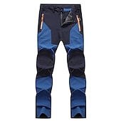 cheap Trousers &amp; Shorts-Men&#039;s Cargo Pants Hiking Pants Work Pants Trousers Safari Outdoor Pants Water Resistant Windproof Quick Dry Stretch 3 Zipper Pocket Elastic Waist Bottoms Black Khaki Army Green Climbing