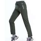 voordelige Bodems-Dames Wandelbroek Zomer Buiten Ademend Sneldrogend Rekken Lichtgewicht Broeken / Regenbroek / Overbroek Kleding Onderlichaam Trekkoord Zak met rits Elastische taille Zwart Paars Elastaan Jagen Vissen
