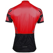 abordables Maillots pour hommes-Homme Maillot Velo Cyclisme Manche Courte Cyclisme Maillot Top avec 3 poches arrière VTT Vélo tout terrain Vélo Route Respirable Séchage rapide Résistant aux ultraviolets Zip frontal Blanche Jaune