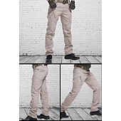 abordables Pantalons de Course &amp; Collants-Homme Ripstop Coupe Vent Militaire Noir Vert