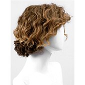 preiswerte Herrenperücken-Mode Herren Perücke kurze Seite Knall Colormix wellige synthetische Männer Perücke