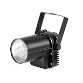 cheap Stage Lights-Party Lights Indoor Mini RGB Stage Light with White Yellow Light Beam LED Pinspot Stage Effect Light Disco Bar Party Accessories