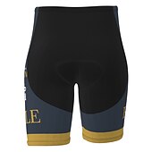 billiga Shorts, tights och byxor för män-Herr Cykelvägshorts Cykelshorts Vadderade cykelbyxor Cykel Shorts Vadderade shorts Bergscykling Vägcykling sporter Grafisk 3D Tablett Cykel Andningsfunktion Snabb tork Ljusblå Gul Polyester Elastan